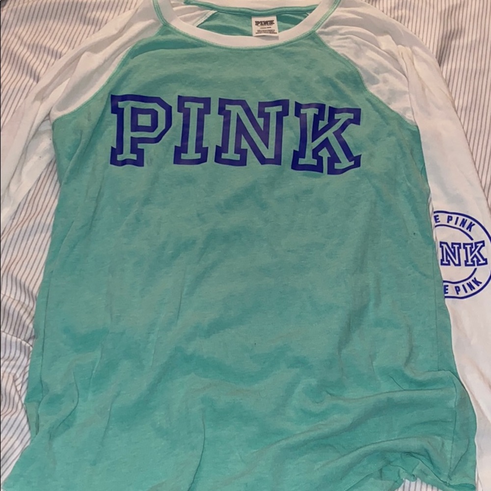 Pink long sleeves tee
